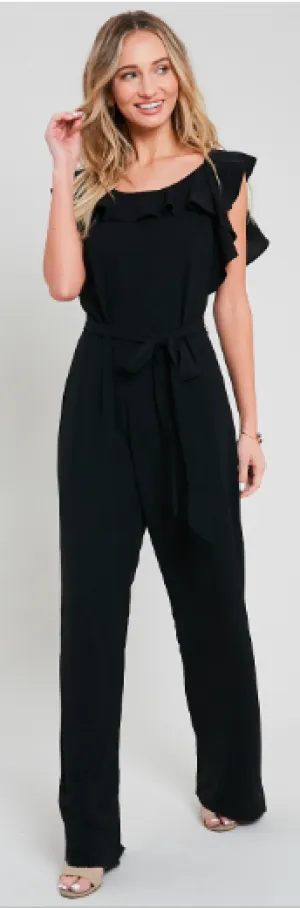 Flutter Sleeve Jumpsuit
