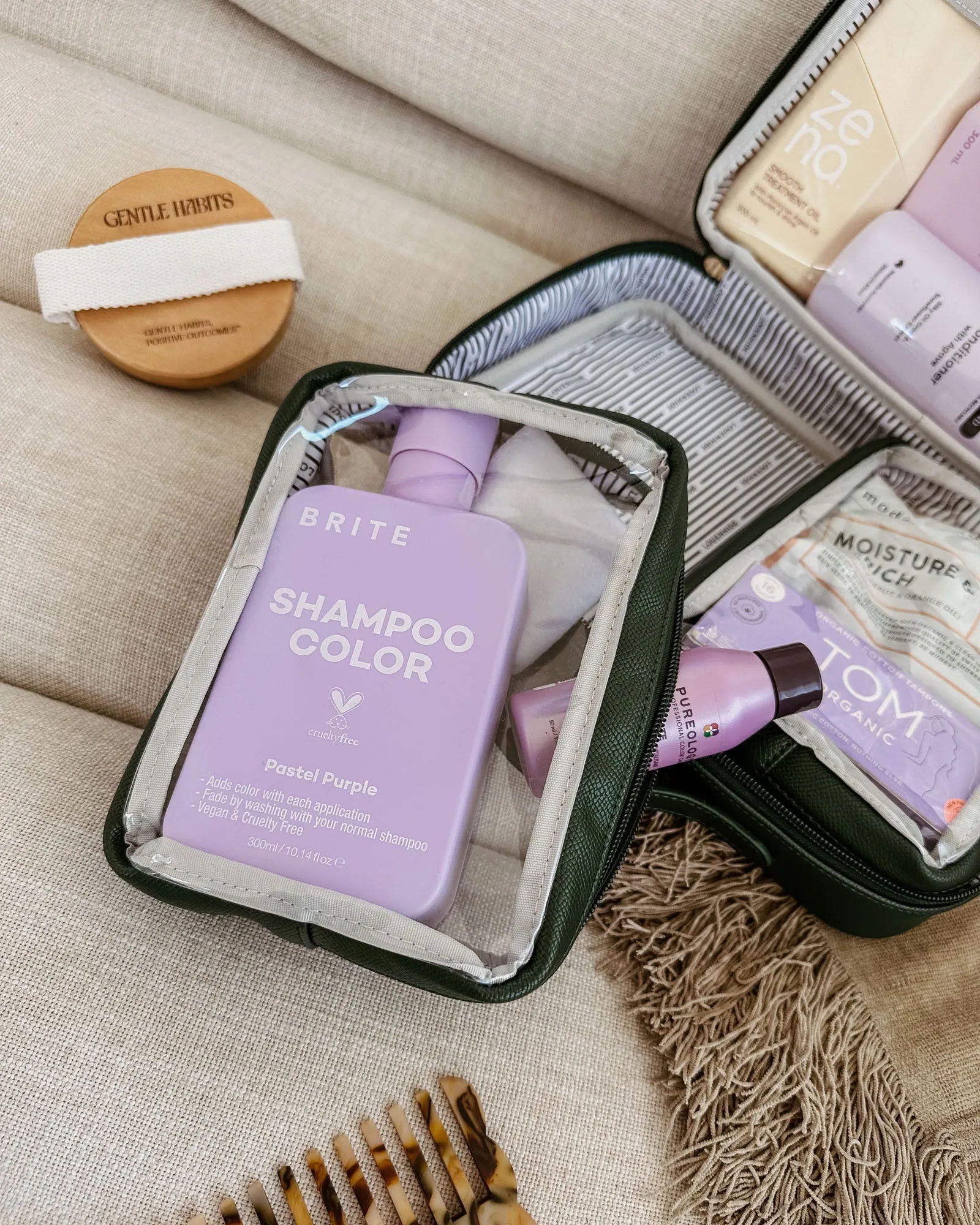 Georgie Cosmetic Case Forest
