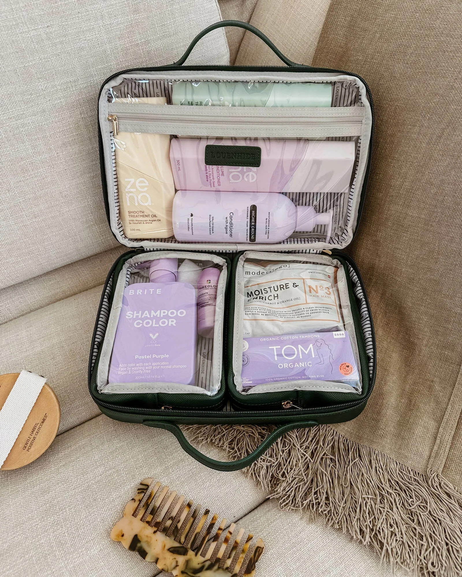 Georgie Cosmetic Case Forest