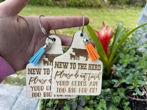 Germ" Cattle Tag Keychain