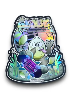 Globe Sesh Mylar Bag 3.5 Grams Die Cut