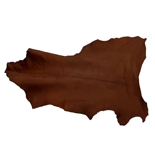 Goat Leather 2-3oz #2 Light Cognac Aprx. 4.30 to 9.15 sqft. (Approx. 5,81 sqft.)