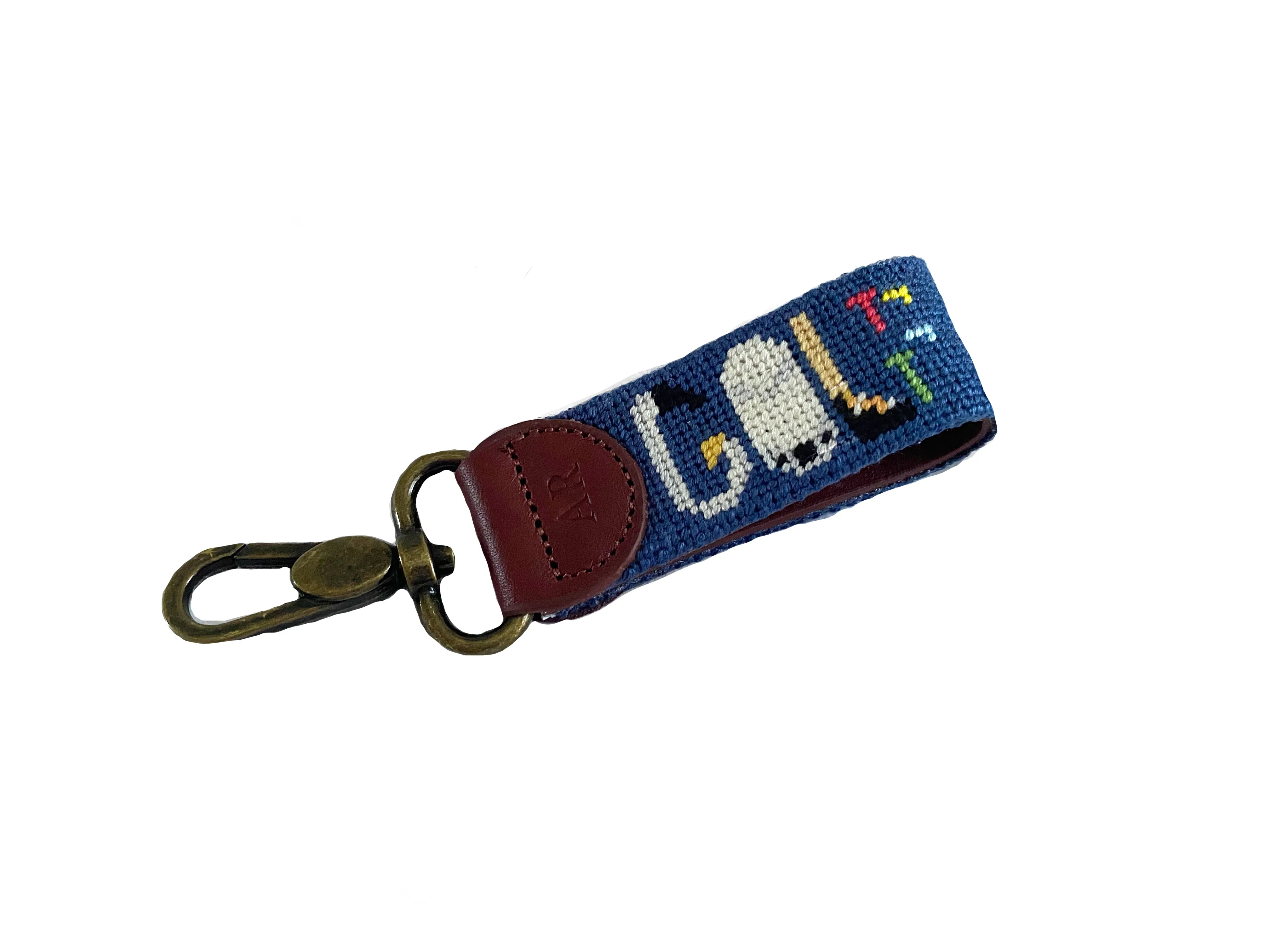 GOLF NEEDLEPOINT KEY FOB™