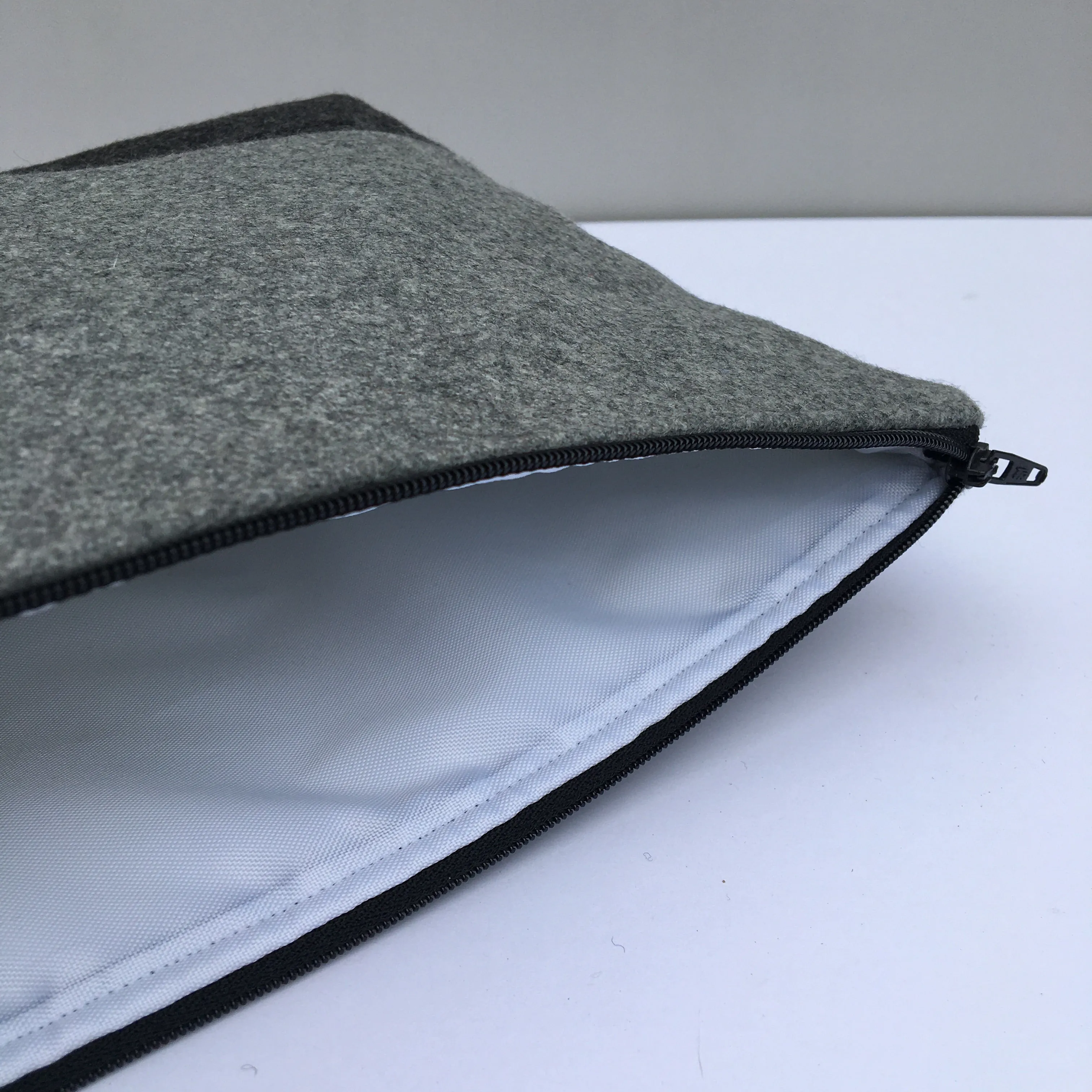 Grey Split Pouch