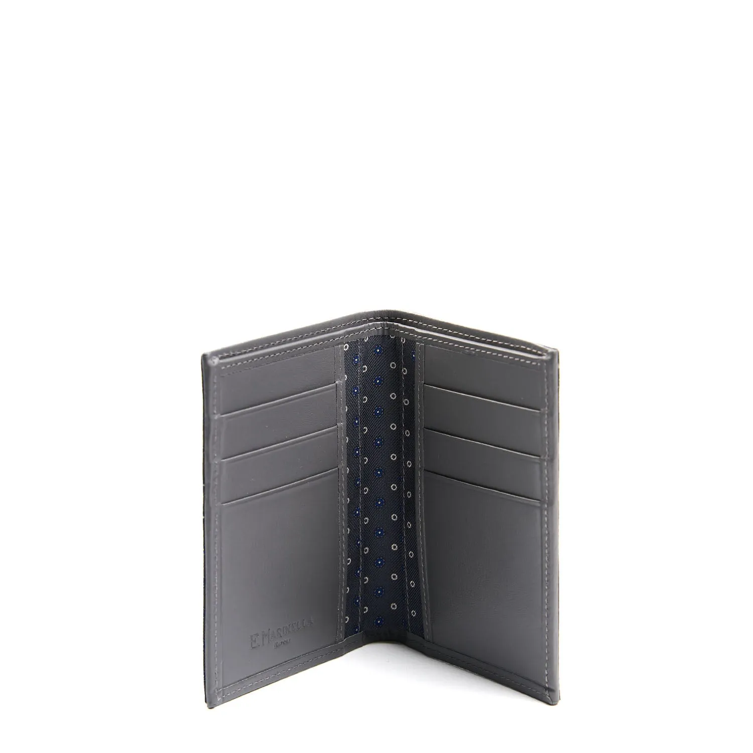 GREY VERTICAL WALLET