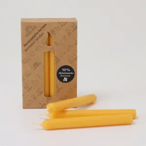 Grimm's Box of Amber 10% Beeswax Candles (12 pieces)