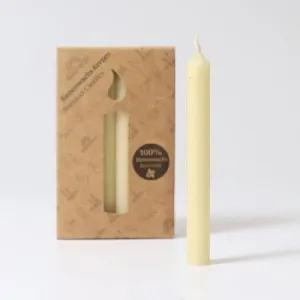 Grimm's Box of CREAM 100% Beeswax Candles (12 pieces)