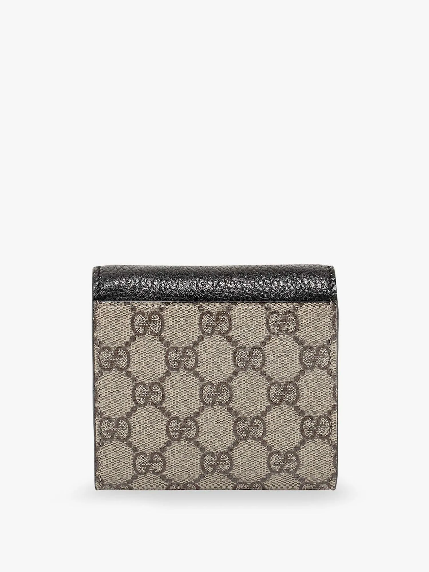 Gucci Supreme Gg Fabric And Leather Wallet