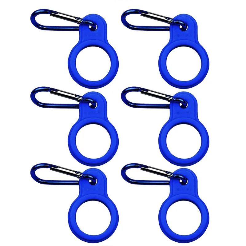 Hands-Free Silicone Water Bottle Clip Hook (6pcs)