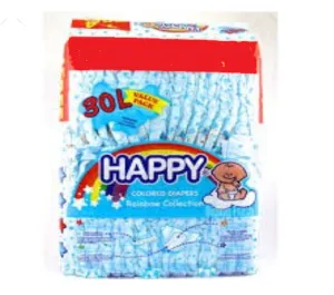 HAPPY DIAPER L 30`S ASSTD