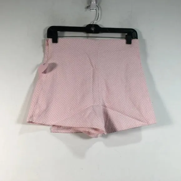 Haute Monde 2 Piece Top/Short Set, M - Baby Pink/White Women's