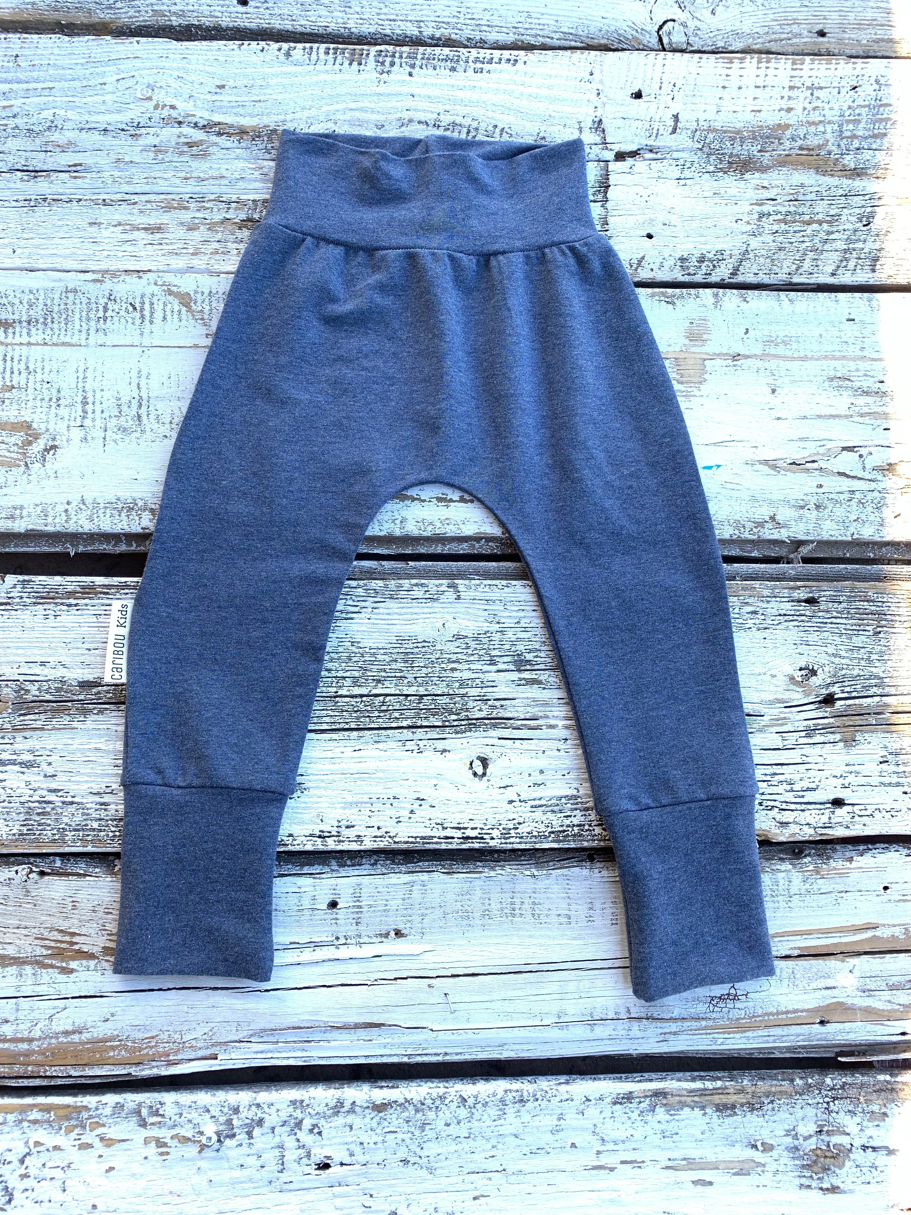 Heathered Lake Blue Bamboo Joggers