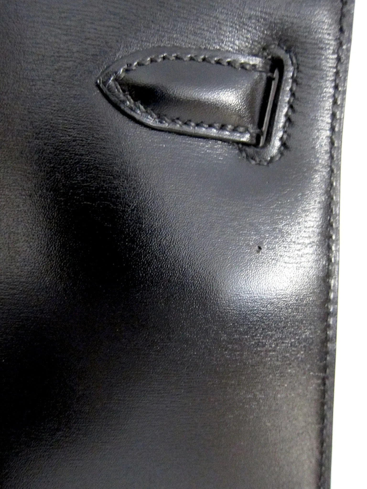 Hermes Black Box Kelly 28cm GHW