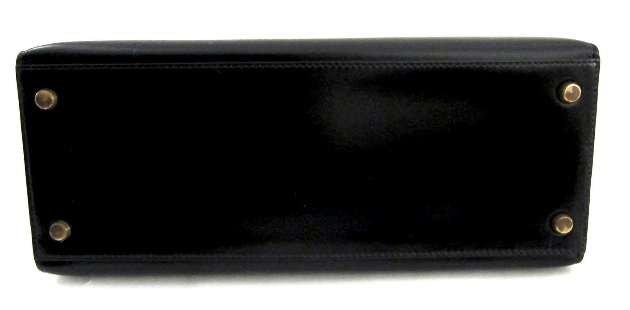 Hermes Black Box Kelly 28cm GHW