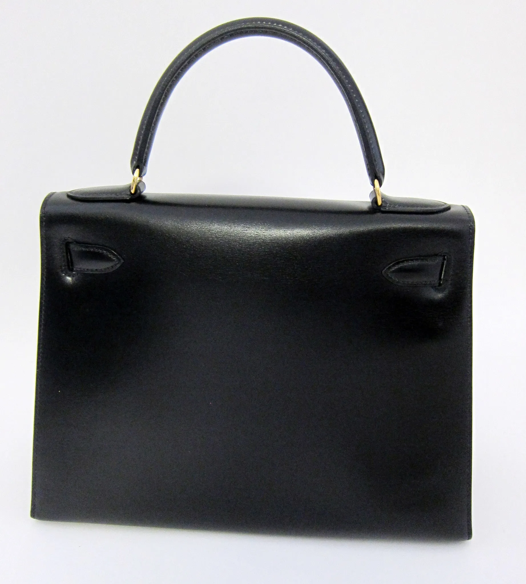 Hermes Black Box Kelly 28cm GHW