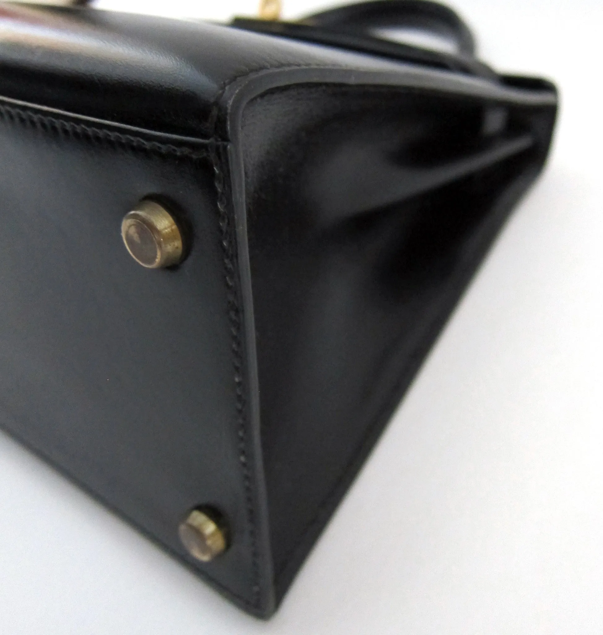 Hermes Black Box Kelly 28cm GHW