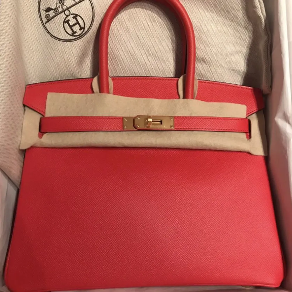 Hermès Birkin 30 Rouge Tomate Epsom Gold Hardware GHW