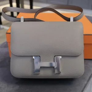 Hermès Constance 24 Gris Asphalte Epsom Palladium Hardware PHW