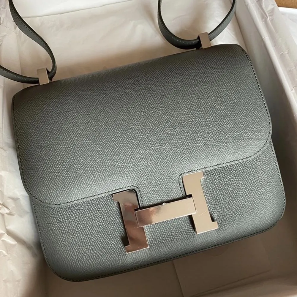 Hermès Constance 24 Vert Amande Epsom Palladium Hardware PHW