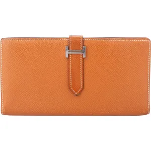 Hermès Epsom Bearn Soufflet Bifold Wallet