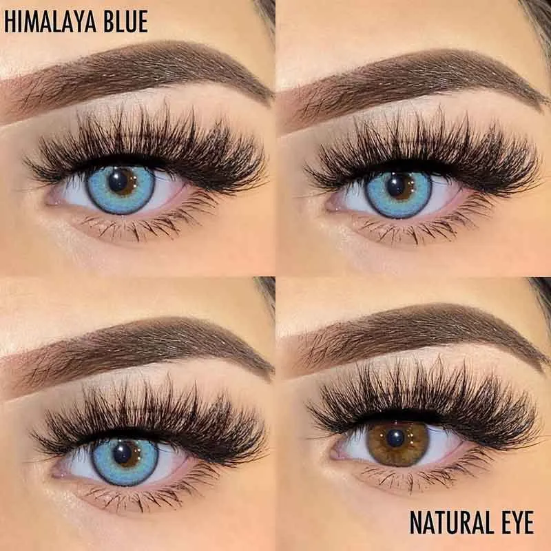 Himalaya Blue Colored Contact Lenses Yearly
