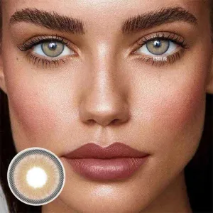 Himalaya Grey Colored Contact Lenses Yearly