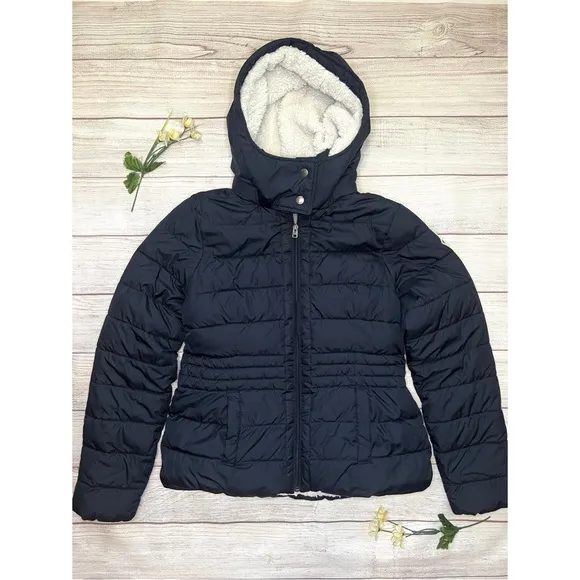 Hollister Sherpa Hooded Puffer Jacket