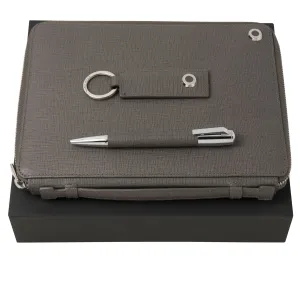 HUGO BOSS HPBEK804H-Set HUGO BOSS (ballpoint pen, conference folder A5 & key ring)
