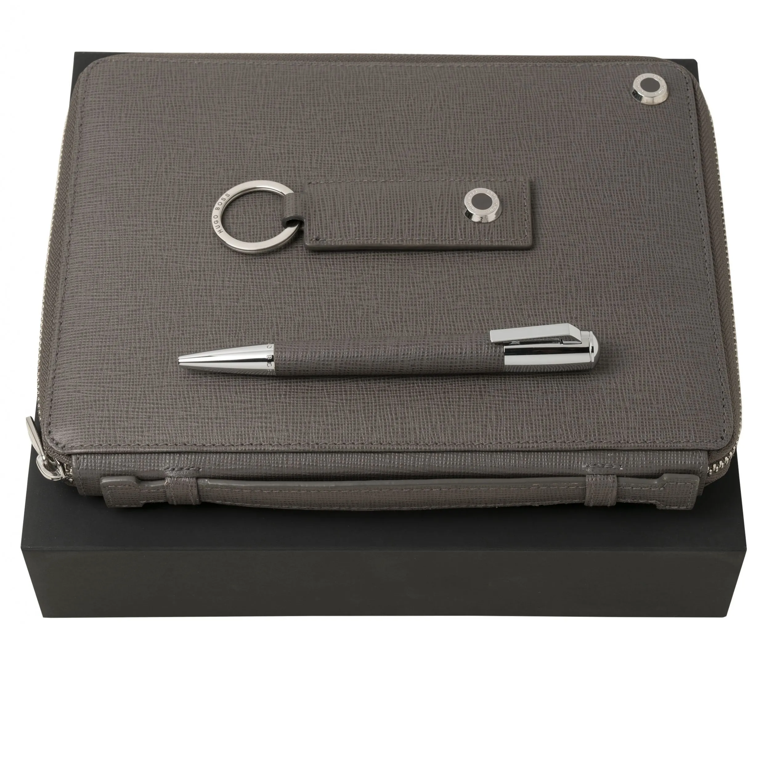 HUGO BOSS HPBEK804H-Set HUGO BOSS (ballpoint pen, conference folder A5 & key ring)