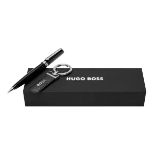 HUGO BOSS HPBK254A - Set HUGO BOSS Black (ballpoint pen & key ring)