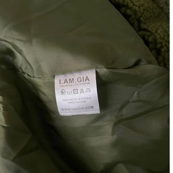 I.AM.GIA Pixie Coat in Green Size Small