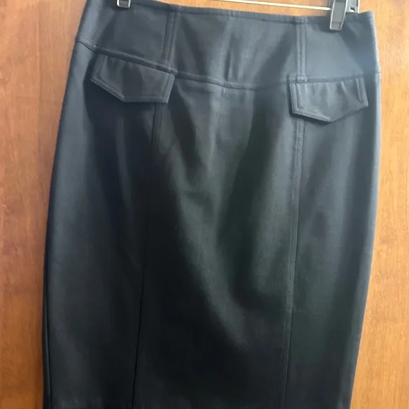 INC International Concepts Black Pencil Skirt, Size 10
