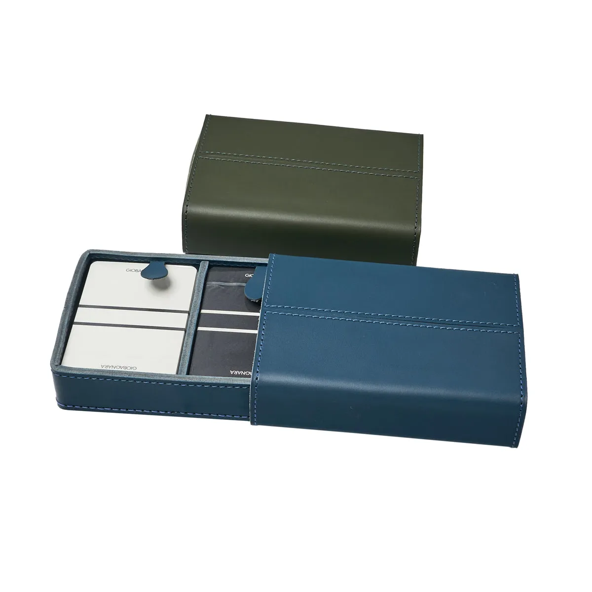 Italian Leather Card Set by Giobagnara