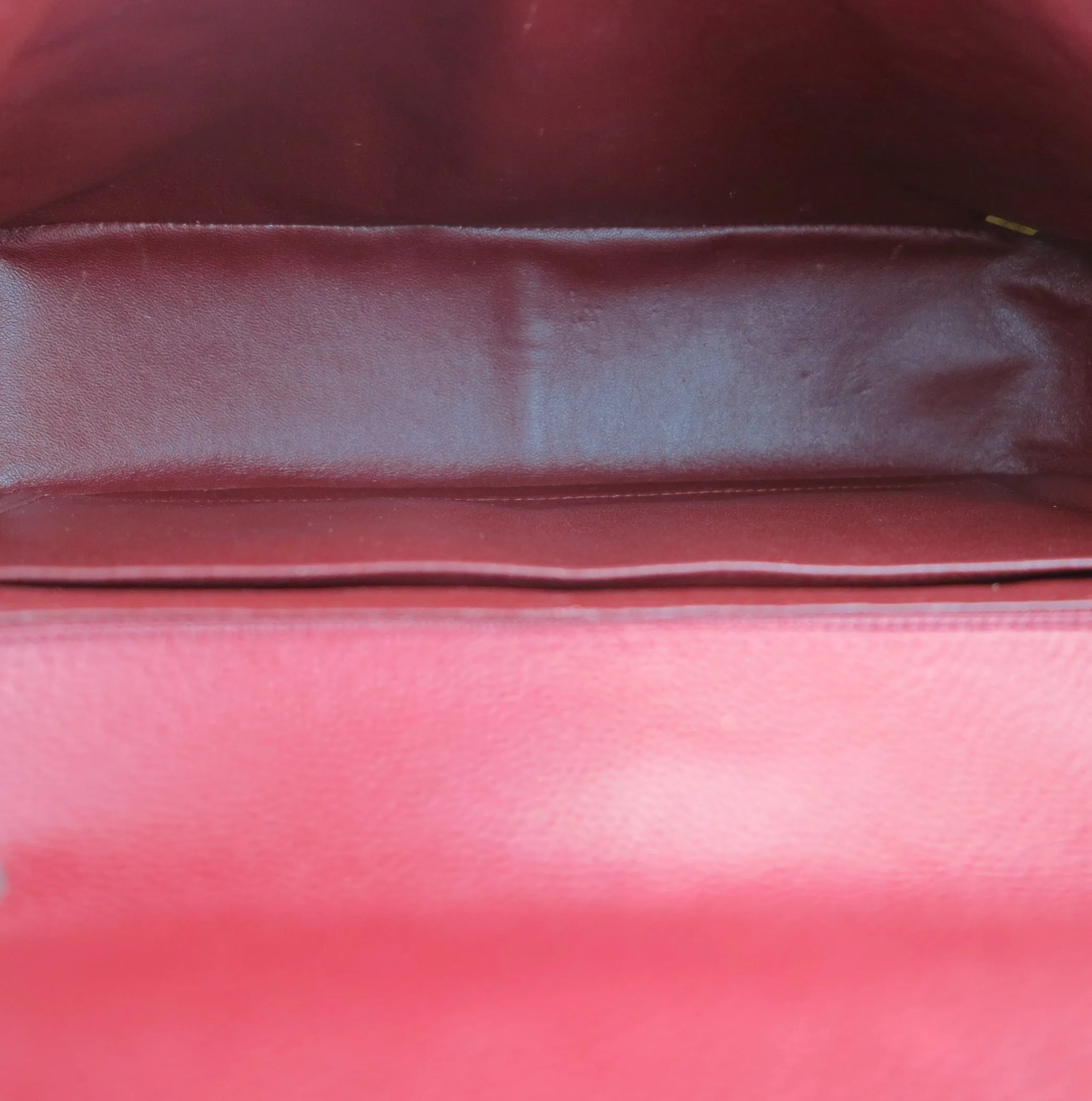 Jumbo Classic Single Flap Bag in Red Caviar