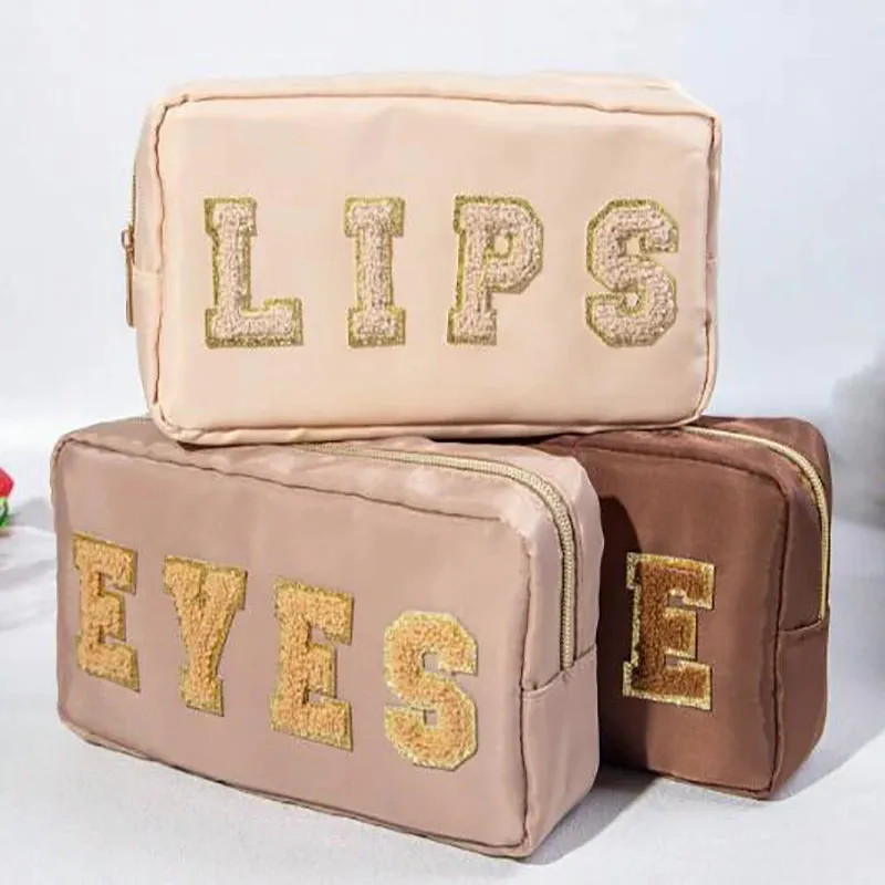 Kawaii 3PC Embroidered Makeup Bag Set 🎀💖 Waterproof & Stylish Storage for All Your Beauty Essentials! 👜✨