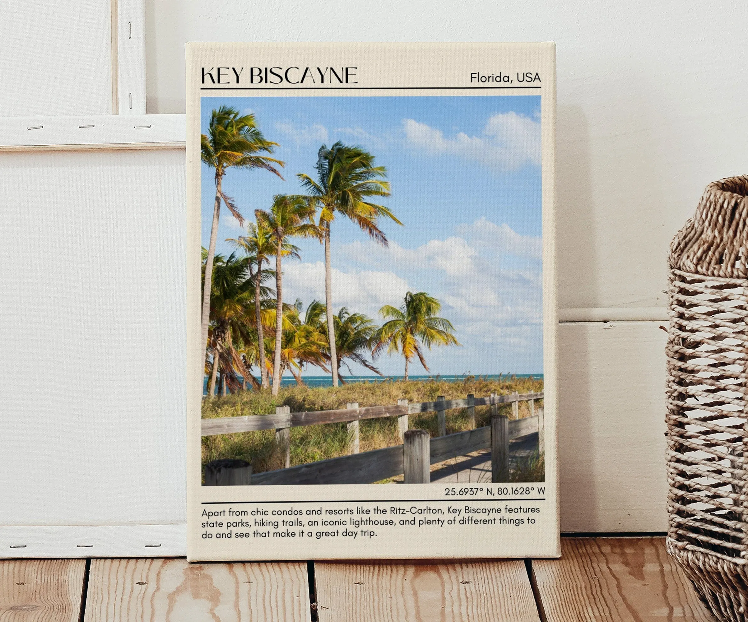 Key Biscayne Wall Canvas, USA