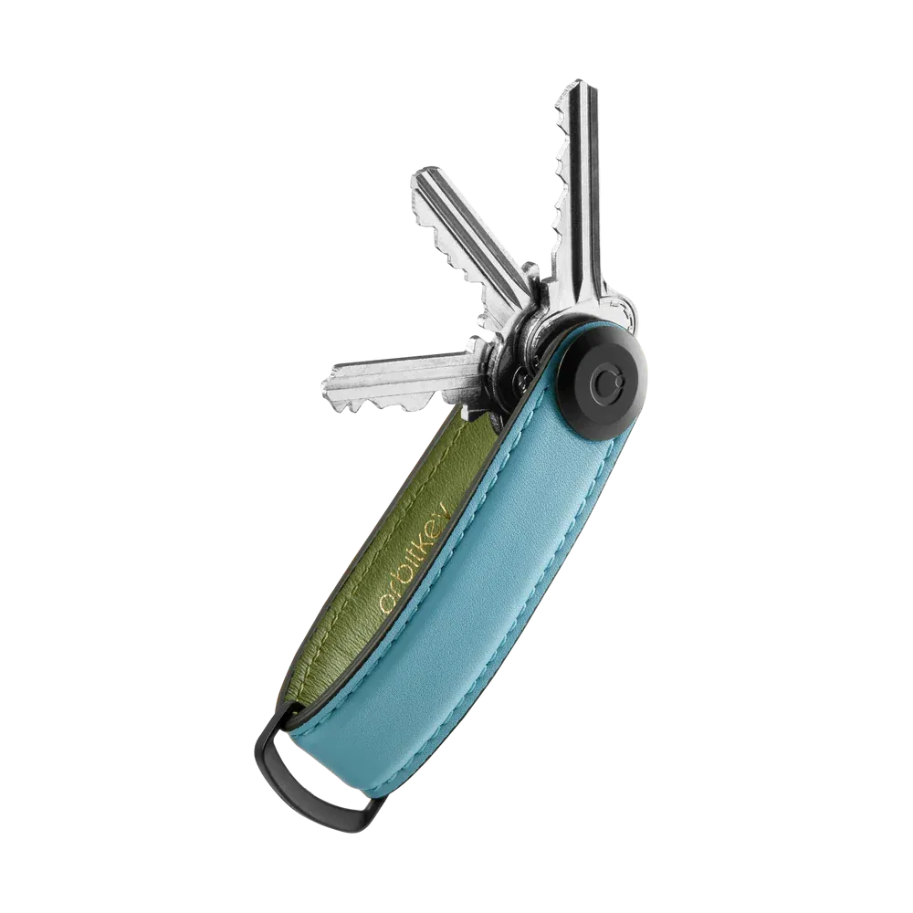 Key Organiser - Leather - Sea Foam