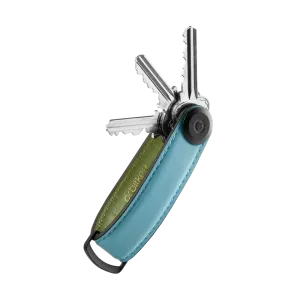 Key Organiser - Leather - Sea Foam