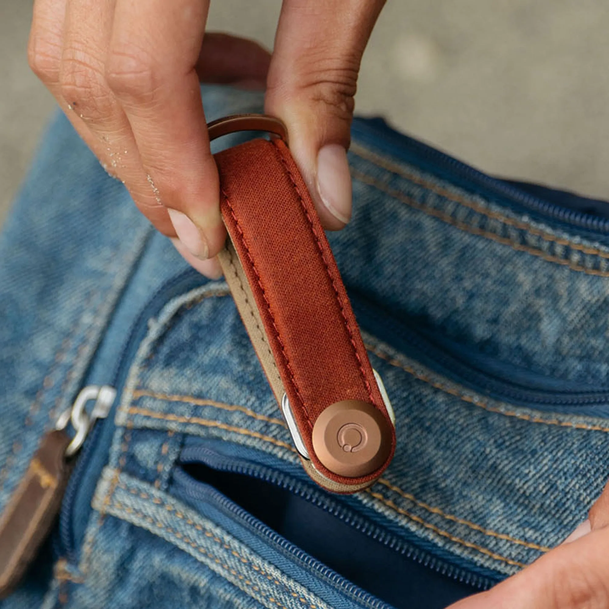 Key Organiser Waxed Canvas