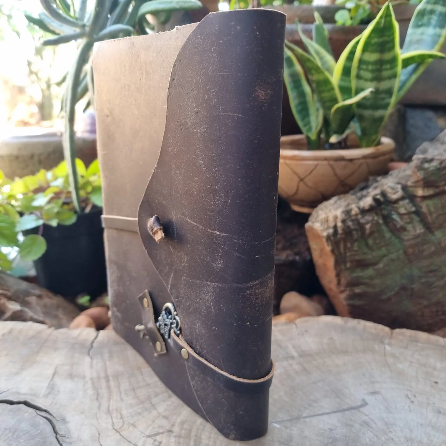 Key To My Heart Leather Journal