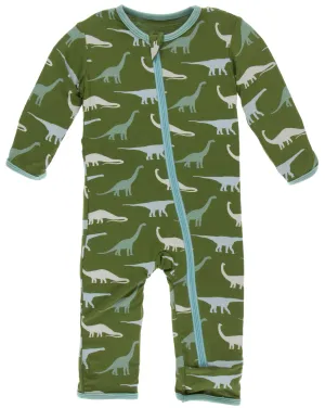 KicKee Pants Moss Sauropods Coverall with Zipper