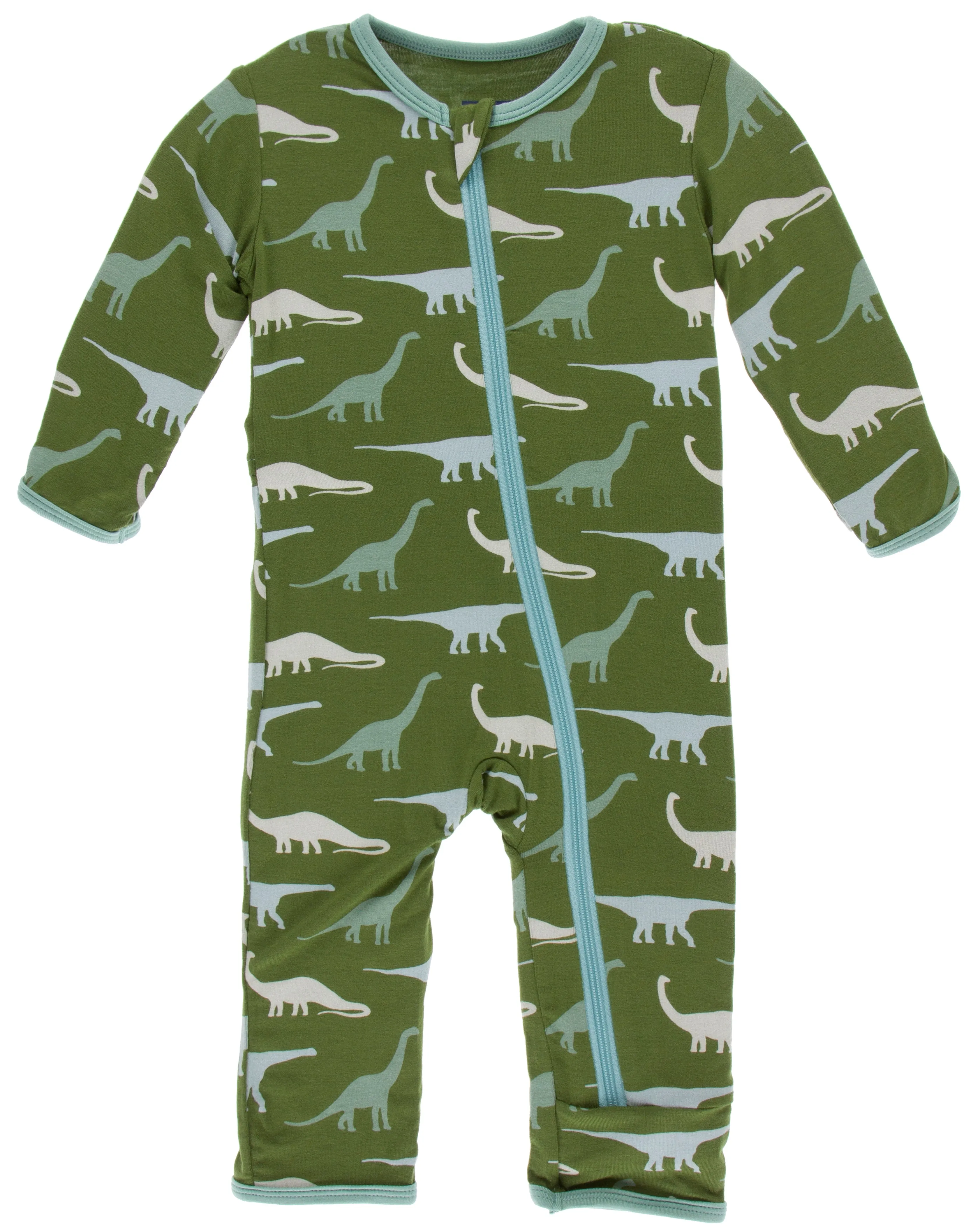 KicKee Pants Moss Sauropods Coverall with Zipper