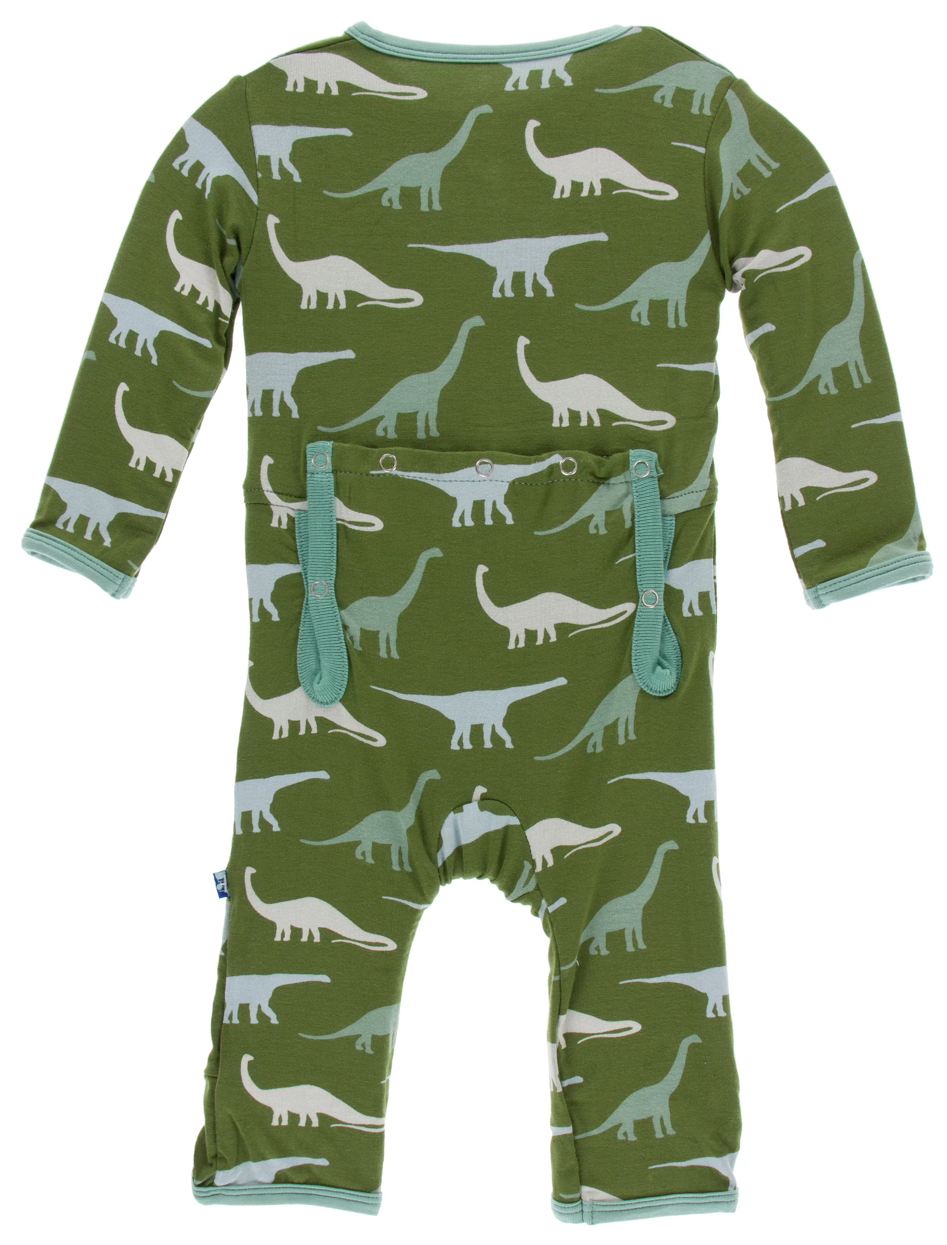 KicKee Pants Moss Sauropods Coverall with Zipper