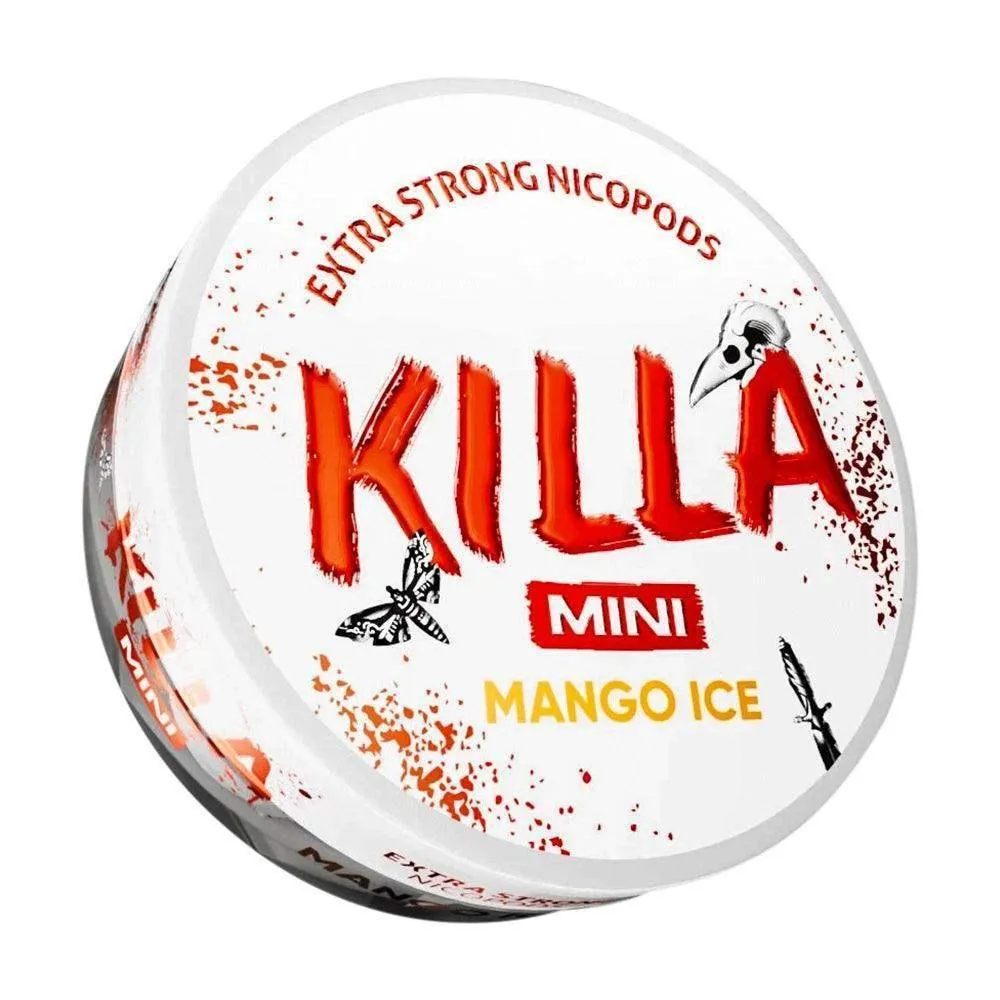 KILLA MANGO ICE NICOTINE POUCHES - 20PCS | 30PCS - 8MG | 12.8MG