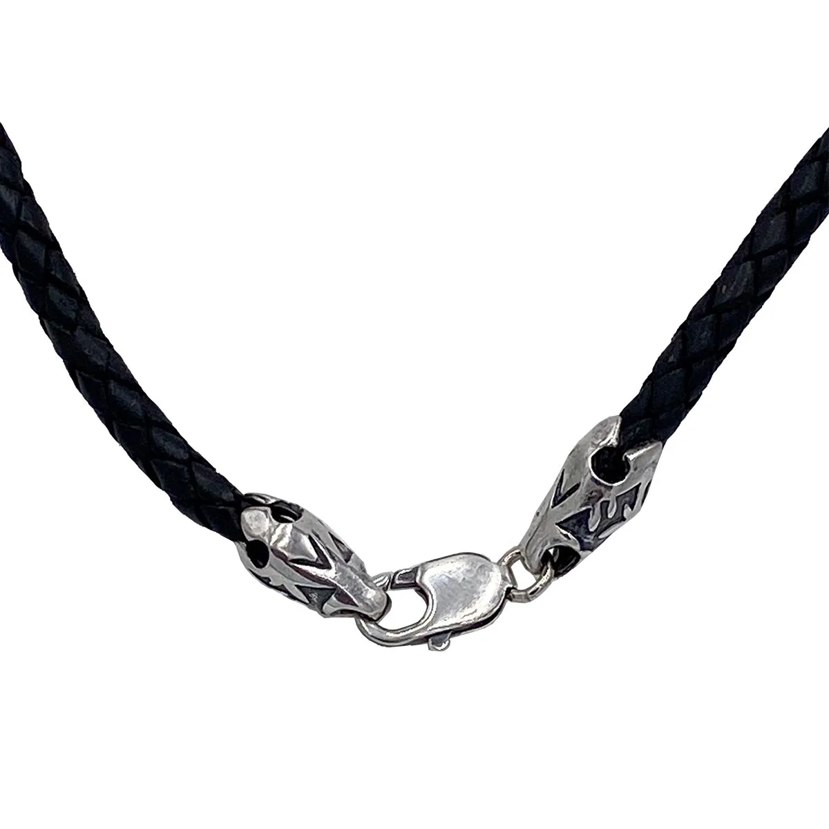 Labrys Battle Axe on Leather Necklace