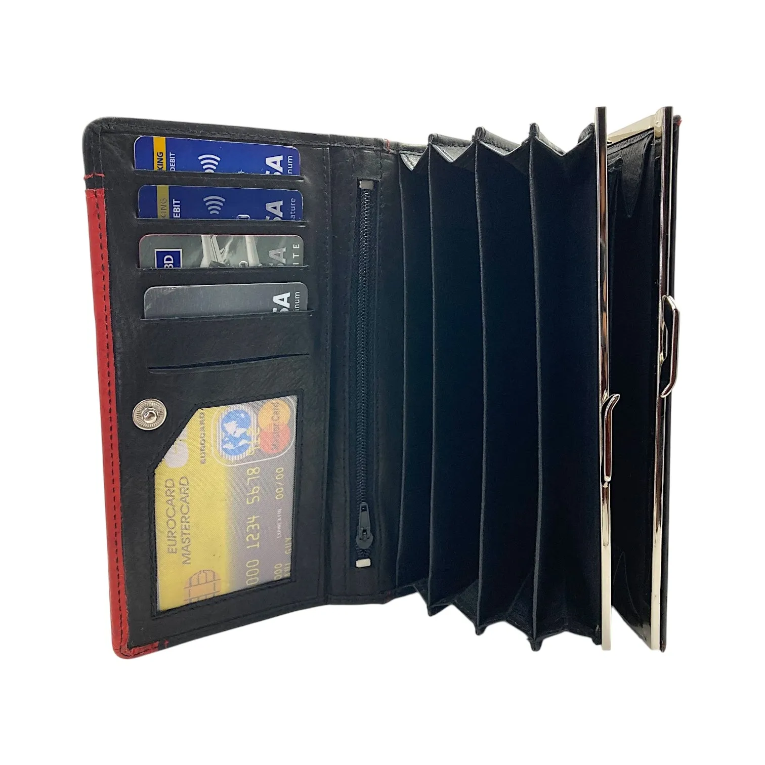 Ladies Clutch, Full Grain Leather wallet For Women  # 1686AF