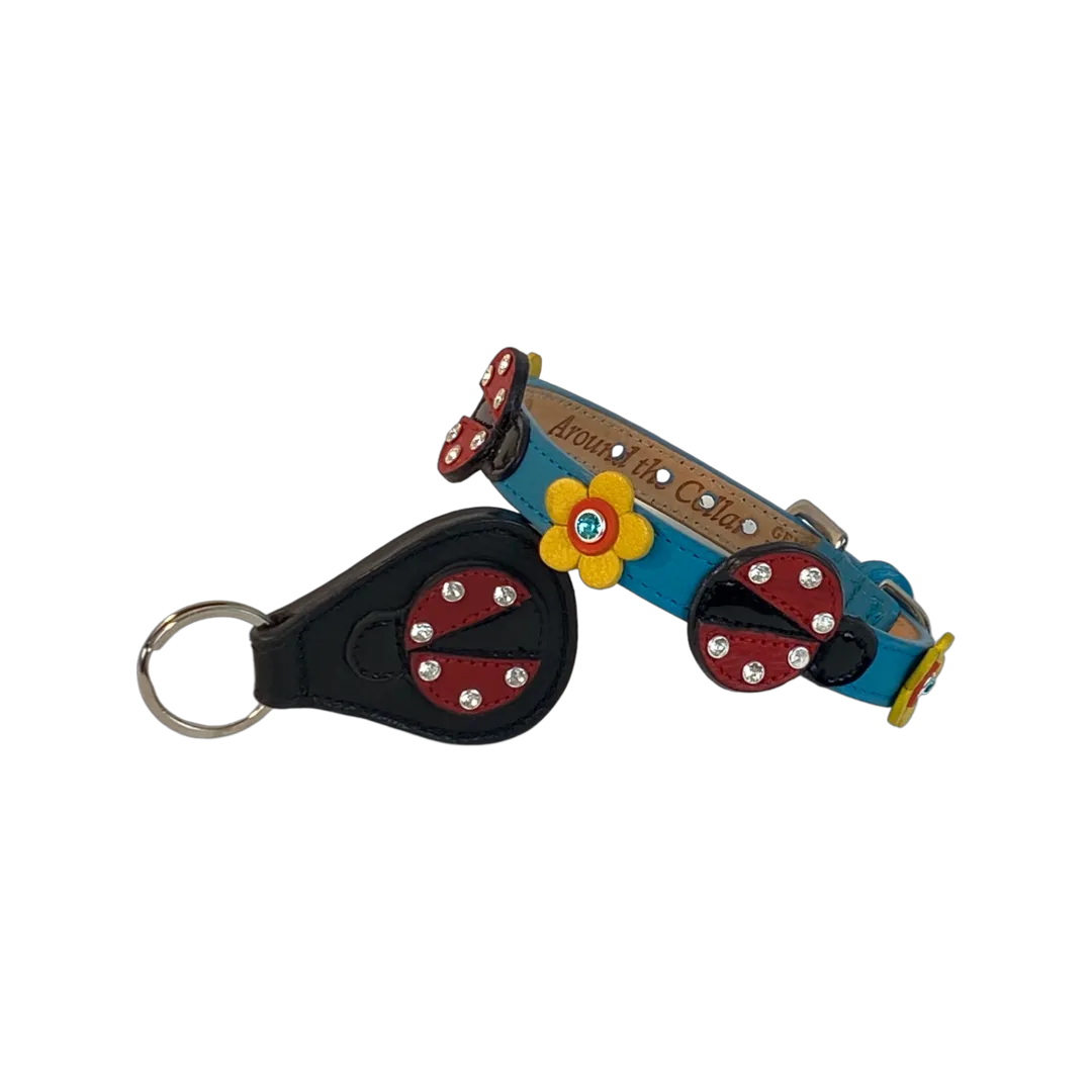 Ladybug Leather Key FOB