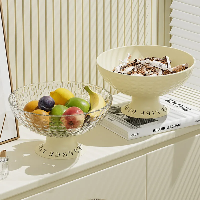 Large-Capacity Decorative Fruit Bowl