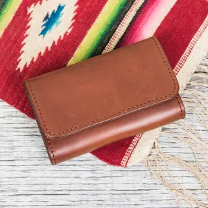 Larry Smith Leather Card Case LT-0065 Brown