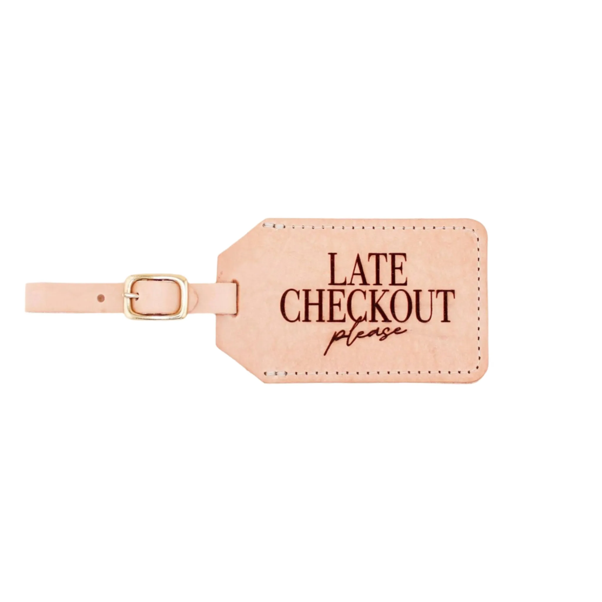 Late Checkout Luggage Tag